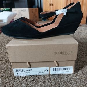 Gentle Souls Kenneth Cole Noa Star Black Ballet Shoes